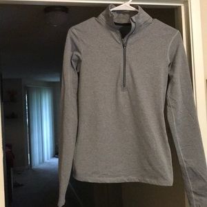 Nike dri-fit, size small, grey quarter zip top